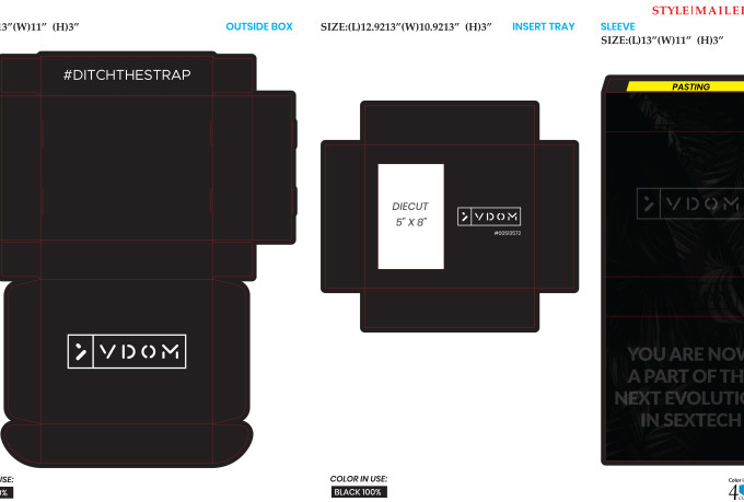 mailer box, cigarette box packaging design